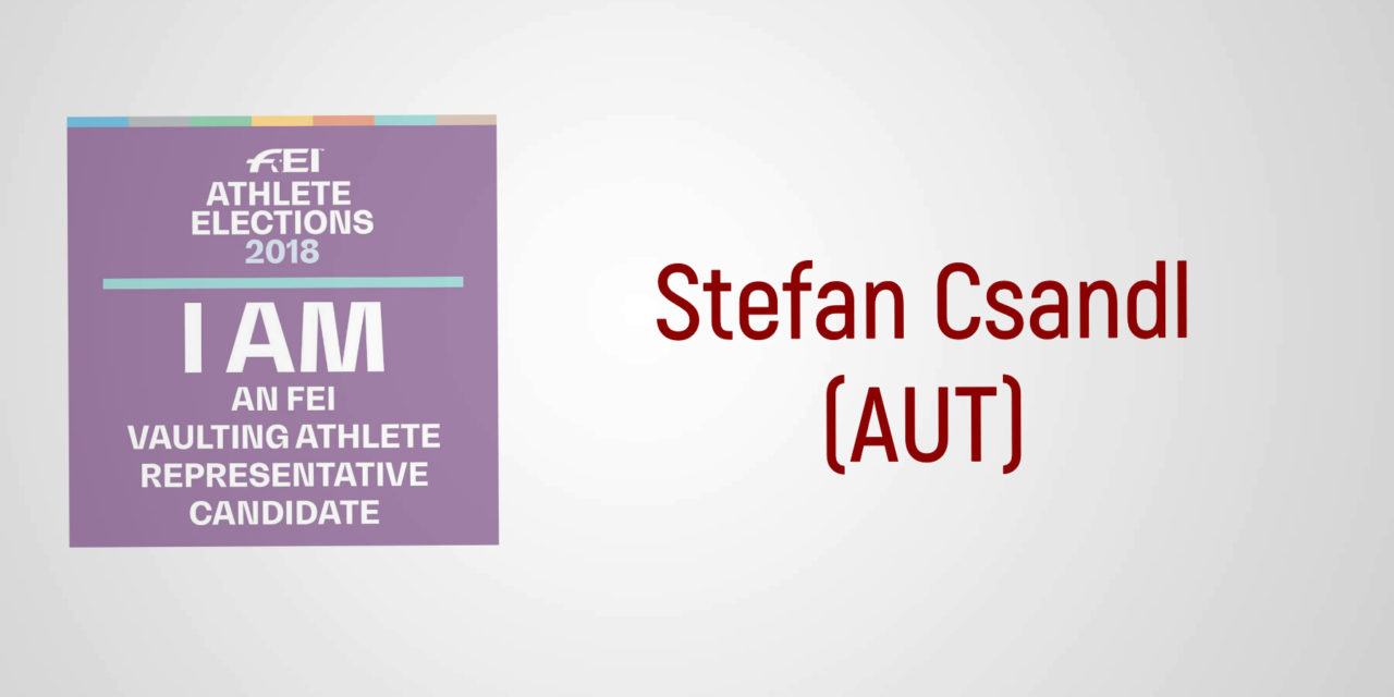 Sono un candidato FEI: Stefan Csandl